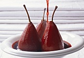 Pear in Red Wine