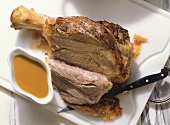 Braised Veal Knuckle with Sauce
