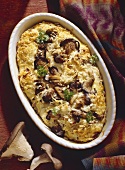 Rice Bake with Oyster Mushrooms