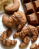 Chocolate cookies (Kipferl)
