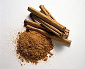 Cinnamon Sticks with Ground Cinnamon