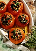 Tomatoes Baked with Spinach Filling