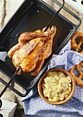 Grilled Chicken with Potato Salad