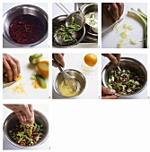 Bohnensalat zubereiten