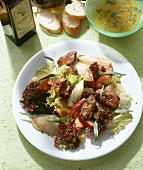 Salad with Chicken Liver