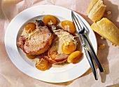 Kassler Rippenspeer Cutlets with Apricots