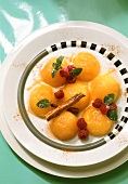 Poached Apricots with Cinnamon
