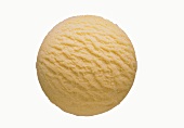 A scoop of vanilla ice cream