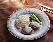 Pork Medallions with Cheese Sauce