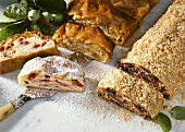 Verschiedene Strudel