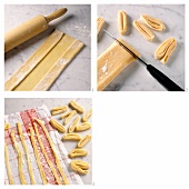 Making home-made pasta