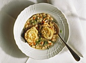 Ribollita (reheated vegetable soup), Tuscany, Italy