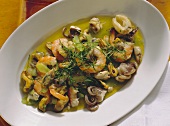 Insalata di mare (seafood salad), Sicily, Italy
