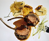 Saddle of Lamb with Thyme Crust
