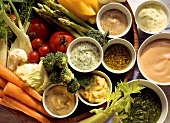 Classic Sauces as Vegetable Dips
