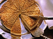Bee-sting cake with almond topping