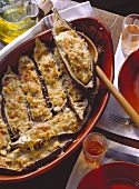 Stuffed Eggplants au gratin Alpujarra