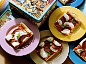 Salamipizza für Kindergeburtstag