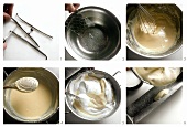 Making Bavarian crème