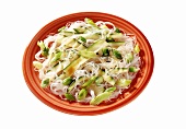 Chinese Noodle Salad with Zucchini