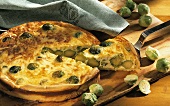 Brussels sprout quiche