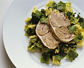 Boiled Shoulder of Lamb on Savoy Cabbage