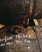 25 Jahre alter Reserve Cognac bei Courvoisier, Frankreich