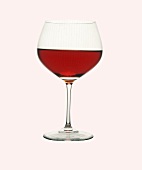 Ein Glas Rotwein (Burgunderkelch)