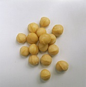 Several Whole Macadamia Nuts