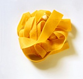 A nest of egg ribbon noodles