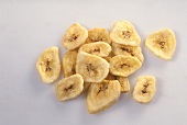 Pieces of dried banana