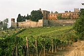 Ursprung des Chianti-Rezeptes: Castello di Brolio, Toskana