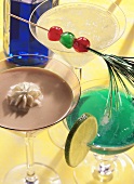 Kaffeecocktail, Curacaococktail & Gincocktail