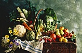 Still Life of Assorted Fruit and Vegetables