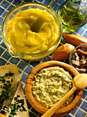 Remoulade and Aioli Sauces in Bowls