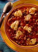 Burrida (fish soup with monk fish), Liguria, Italy