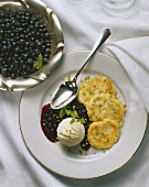 Ricotta cookies with blueberries (Italy)