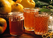 Three Jars of Homemade Quince Jelly