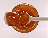Apricot Jam on a Spoon