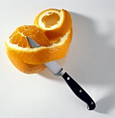 Peeling an Orange with a Knife