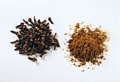 Cloves, whole and in powder form