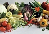 Assortment of Colorful Vegetables