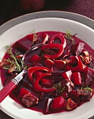 Bortsch - Russian meat and beetroot stew