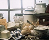 Assorted Milk Product Still Life