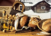 Still Life with Bread Nuts and Oil; Winter