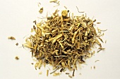 A heap of couch grass root (Elymus repens, natural remedy)