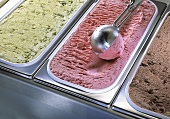 Three Different Types of Ice Cream
