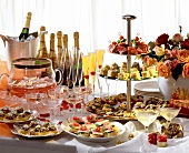 Cocktail Buffet at a Party