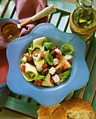 Zucchini Salad with Feta and Olives