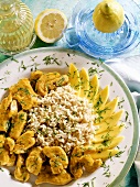 Curried Chicken with Rice and Mangoes